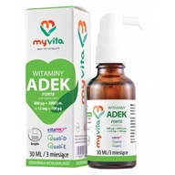 ADEK Vitamín MyVita A D3 K2 E Complex 30ml