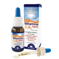 Dr. JACOBS Vitamín D3+K2 MK-7 FORTE VYSOKÁ DÁVKA