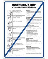 INSTRUKCJA BHP MYCIA I DEZYNFEKCJI RĄK Z-IBG01B