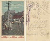 Łódź ul. Piotrkowska tramwaj 1916r.