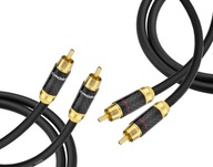 Kabel audio 2* RCA - 2RCA cinch przewód Klotz 6m