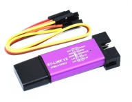 MSALAMON ST-Link/V2 USB JTAG SWIM programozó STM32 és STM8 készülékekhez kábelekkel