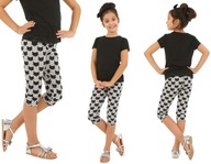 Legginsy 3/4 getry NADRUKI 140-146 KROPEK 004