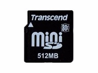 Transcend miniSD512MB Card-miniSD 512MB miniSD