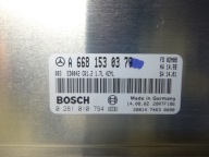 COMPUTER MOTORE MERCEDES W168 1.7CDI A6681530379