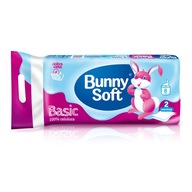 Toaletný papier Soft Basic biely 8 roliek