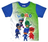 Bluzka PIDŻAMERSI 128 T-shirt bluzeczka PJ Masks