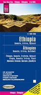 ETIOPIA SOMALIA ERYTREA DŻIBUTI mapa RKH 2020