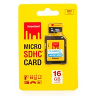 KARTA PAMIĘCI microSDHC 16GB STRONTIUM NITRO 433X