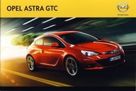 Opel Astra GTC prospekt model 2012 polski