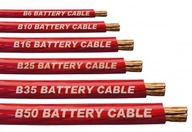 Sinuslive B-CCA-10 przewód kabel zasilający 10mm² do wzmacniacza - czerwony