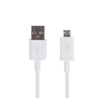 Pskom USB kábel - microUSB type B 3 m fehér