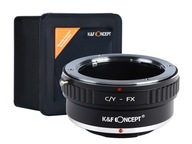 K&F ADAPTER Contax Yashica C/Y na FX Fuji X