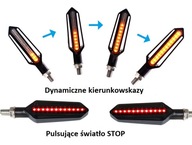 Dynamiczne kierunkowskazy plus STOP 2 sztuki 24LED