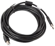 Kabel 5m USB 2.0 A-B AB MM HQ black drukarkowy