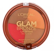 Loreal Glam Bronze La Terra Healthy Glow Rozjasňujúci púder na tvár 02