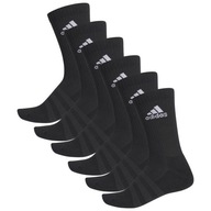 ADIDAS SKARPETY DŁUGIE CREW r.46-48 CZARNE 6PAK