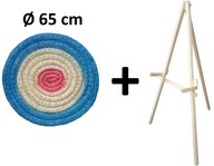 Mata łucznicza 65 cm malowana + stojak drewniany