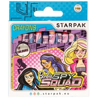 Kredki woskowe 12 kolorów Barbie STARPAK