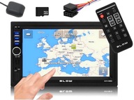 RADIO SAMOCHODOWE BLOW 2DIN MAPA EUROPY POLSKI GPS