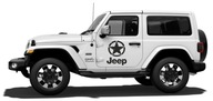 Samolepky Jeep Wrangler Hvězda vysoká