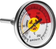 Termometr do drzwi wędzarni 250° PRZYKRĘCANY BBQ