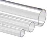 Plexi cső 40mm/2 plexi PMMA színtelen 37cm KIÁRUSÍTÁS