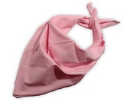 Ružová Trojuholníková Bavlnená šatka Šatka Bandánka 70 cm