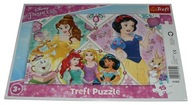 Puzzle TREFL 15 RAMKA płaskie Disney KSIĘŻNICZKI !