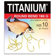 Haczyki Titanium Round Bend nr. 10 - Robinson