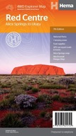 THE RED CENTTR Alice Springs to Uluru mapa HEMA