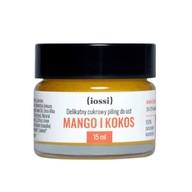 Mango Kokos. Jemný cukrový peeling na pery15ml