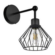 Kinkiet Loft Druciany Edison z drutu 2 KOLORY