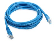 Kabel LAN Patchcord UTP 2m kat. 5e RJ45 niebieski