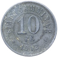 + Cammin Kamień Pomorski - 10 Pfennig 1918 - CYNK