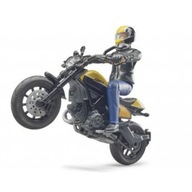 Scrambler Ducati z pełną przepustnicą i z kierowcą BRUDER 426449