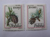 Polska - owoce drzew iglastych - Fi. 3308-09 **