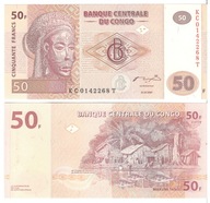 KONGO 50 FRANCS 2007 UNC