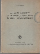 Analiza braków wykończalnictwie tkanin bawełna