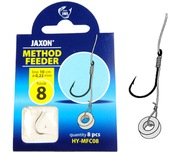 8szt HACZYKI METHOD FEEDER przypon jaxon +gumka 8