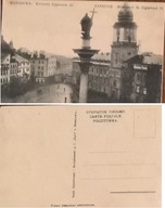 Warszawa Kolumna Zygmunta III Zamek Król. 1910r