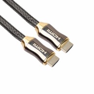 LUXUSOWY Kabel HDMI v2.0 4K 3D FULL HD 3m 24karat