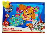 PUZZLE Obojstranné Labková patrola Skye 24el PAW psíky