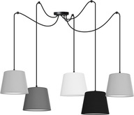 LAMPA sufitowa WISZĄCA żyrandol PAJĄK loft E27 LED