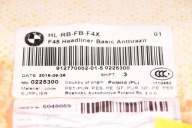 BMW X1 F48 - CIELO INTERNO nero m-packet KOMPLET