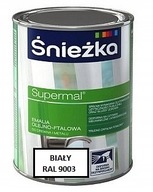 ŚNIEŻKA SUPERMAL EMALIA OLEJNO-FTALOWA BIAŁA 0,8L