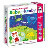 Tabliczka mnożenia gra edukacyjna Żaby czy kraby