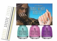 China Glaze Fringe With Benefits 3szt SET 14ml