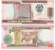 MOZAMBIK 50000 METICAIS 1993 P-138 UNC