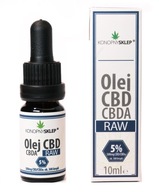 Olej konopny RAW 5% CBD+CBDA 10ML 500mg certyfikat